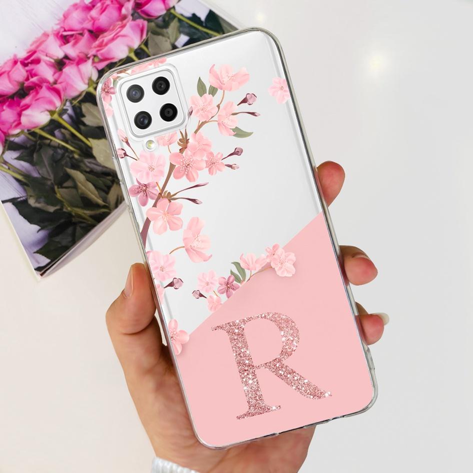 Case For Samsung A22 5G Case SM-A226B Soft Clear Silicone Cute Letters Phone Case For Samsung Galaxy A22 4G A22S 5G Cases Bumper