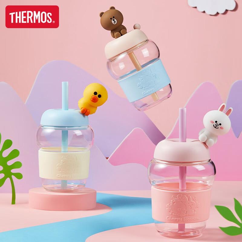 Thermos LINE FRIENDS Bubble Glass Straw Cup