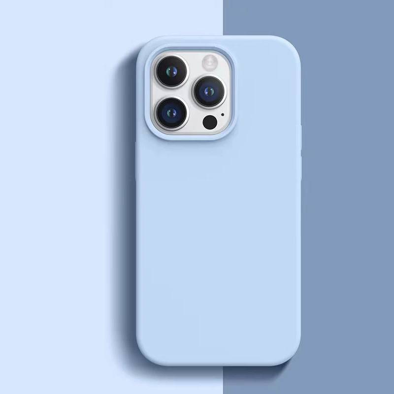 For Iphone14 Pro Silicone Phone Case With Antifingerprint Nonslip Protection For Girls And Teens