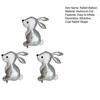 3Pcs Rabbit Balloon Cartoon Animal Long Ears Inflatable Aluminum Foil Happy