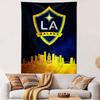 LA Galaxy Logo Tapestry Wall Hanging, MLS Soccer Club Art, Sports Wall Decor for Bedroom Living Room Man Cave