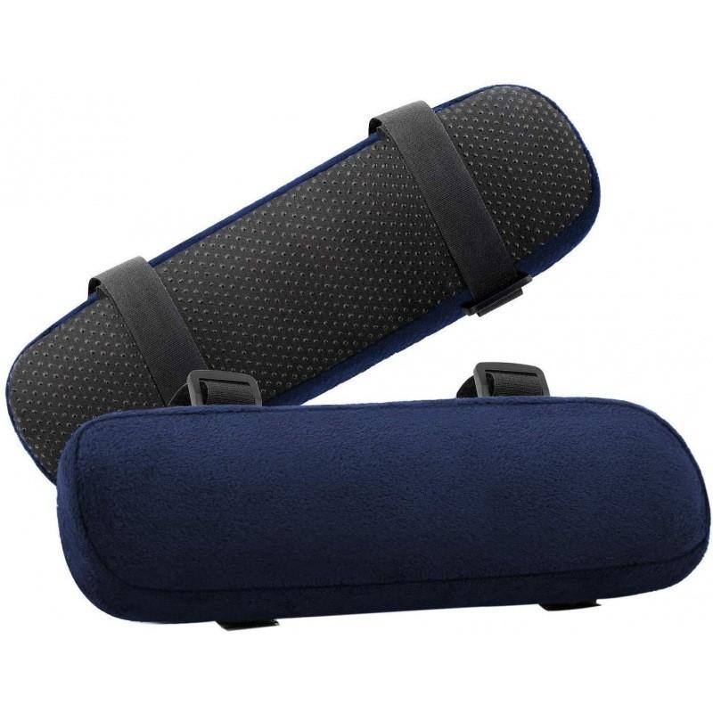 Armrest Cushion Chair Arm Cover Memory Foam Non-Slip Elbow Support Pillow