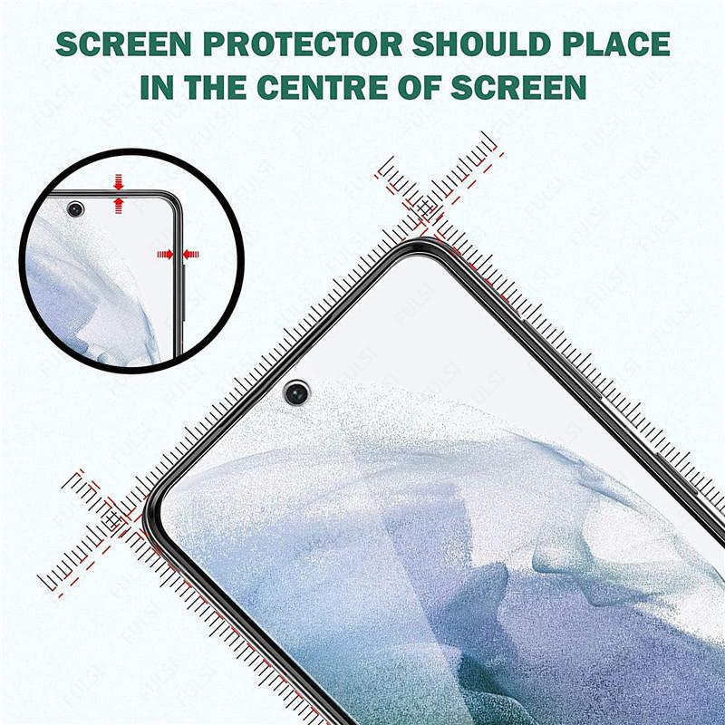 Full HD Clear Tempered Glass Protector For Samsung S21 FE 5G Transparent Screen Protective Film S21FE 5G