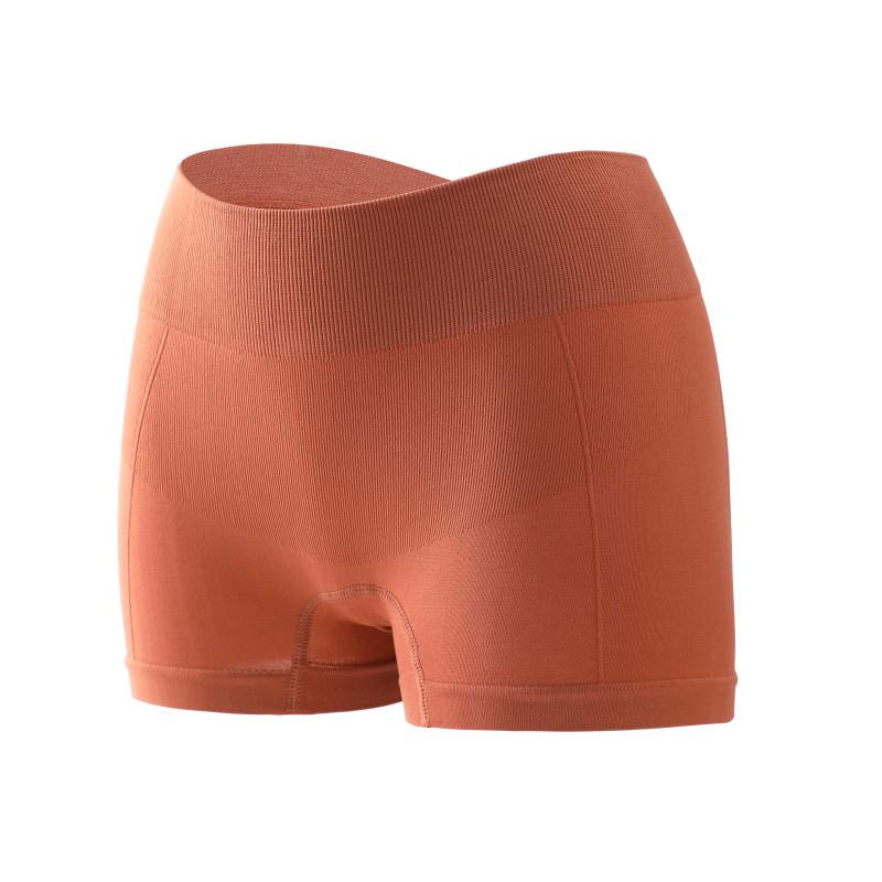 FINETOO Женские трусы-боксеры со средней посадкой, бесшовные и не оставляющие следов, нижнее белье из чистого хлопка