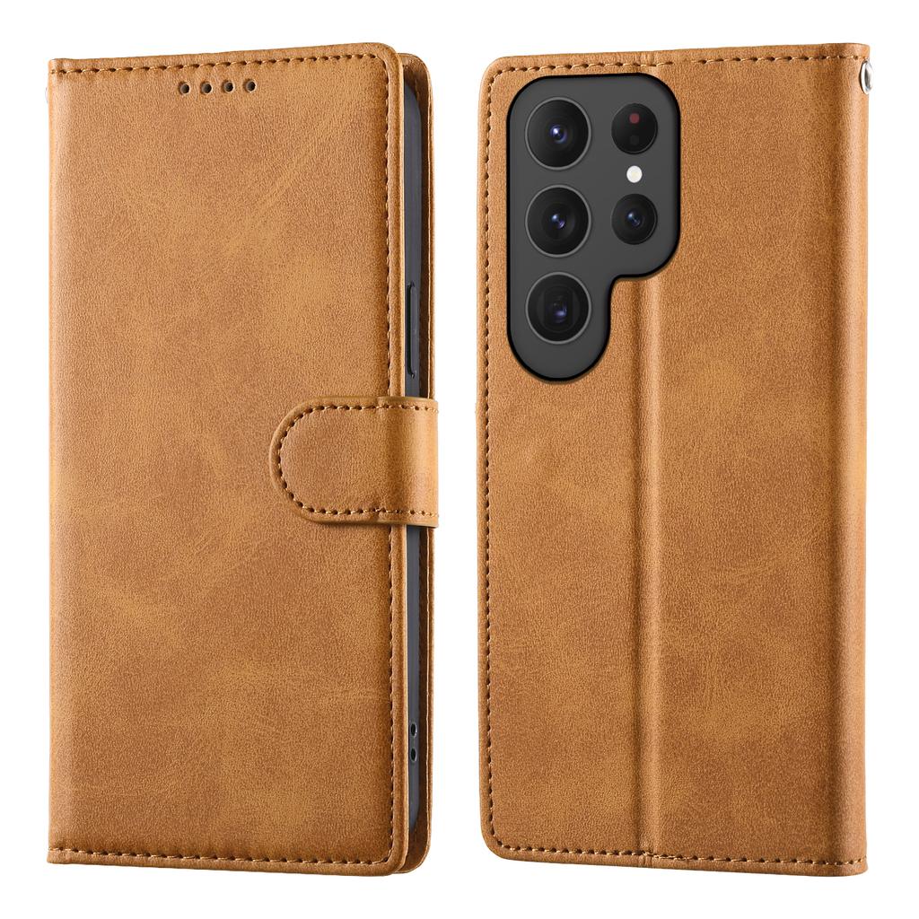Бизнес-магнитная карта Solt Кошелек-книжка для Samsung S25 Ultra S24 Plus S23 S22 A16 Кожаный кошелек Чехол-книжка с карманом