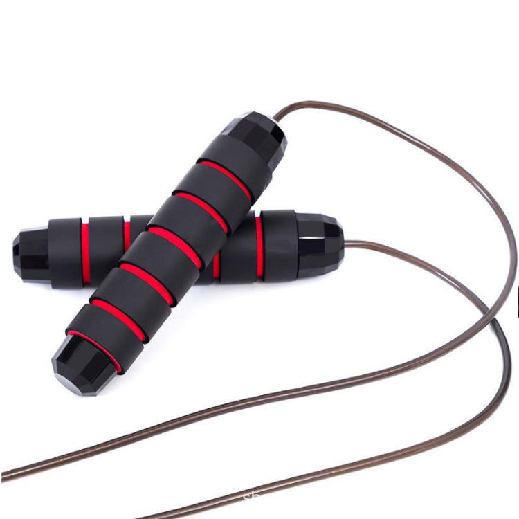 Weighted Steel Wire Jump Rope with Bearings – Ideal for Fitness, Weight Loss, Fat Burning, and Student Training