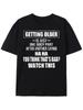 All-Season Versatile Men’s T-Shirt: Durable, Stretch Comfort with Standout Humor