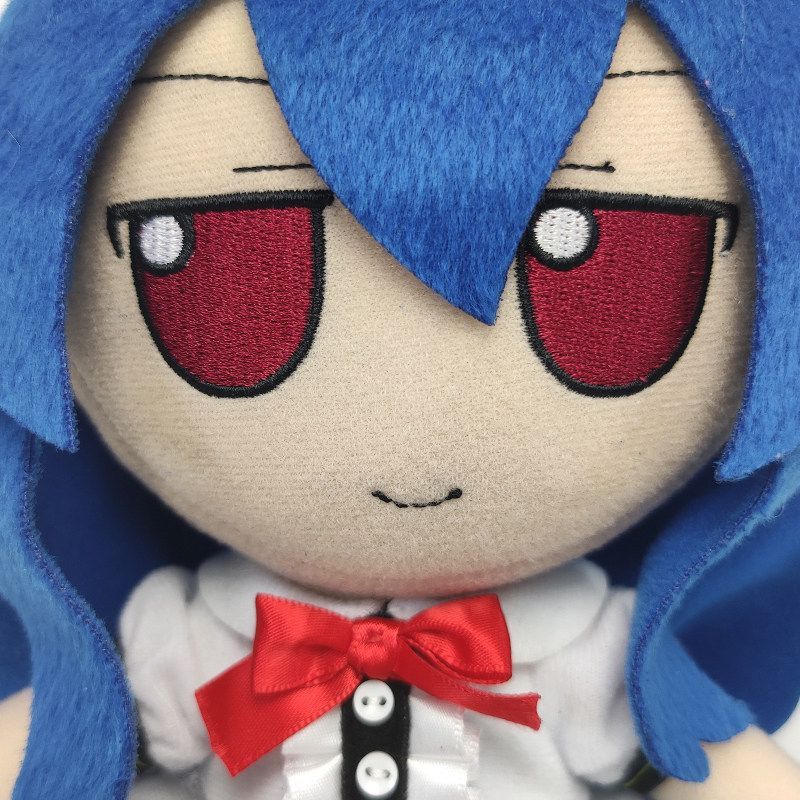 Новая милая плюшевая игрушка из проекта Touhou Тэнси Хинанави Фумо Милый персонаж с синими волосами Мягкая набивная кукла Аниме Плюшевая игрушка для фанатов Подарок на день рождения Украшение для дома