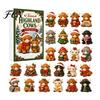 Christmas Tree Hanging Pendant 2026 Highland Cow Advent Calendar, 24 Day Countdown Calendar with 2D Acrylic Collectible Unique Home Accents