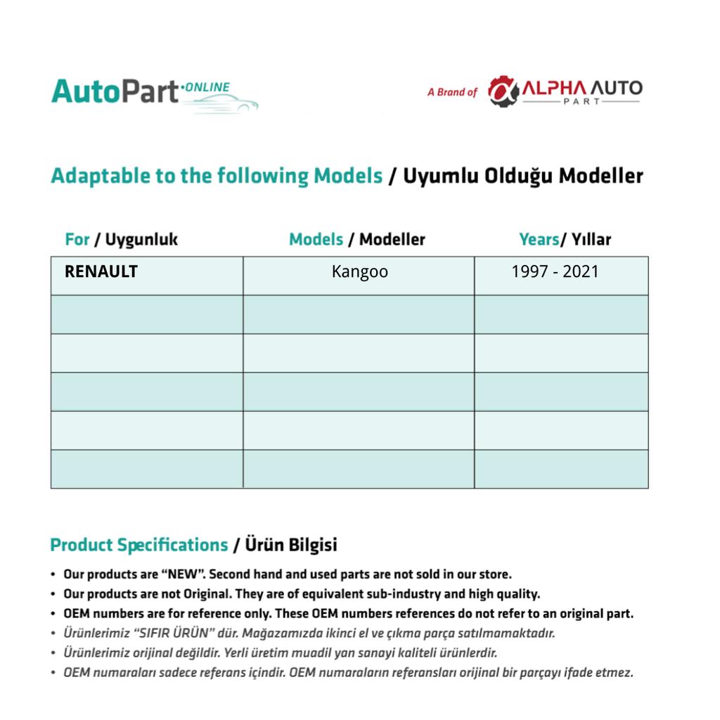Накладка на замок багажника Renault Kangoo