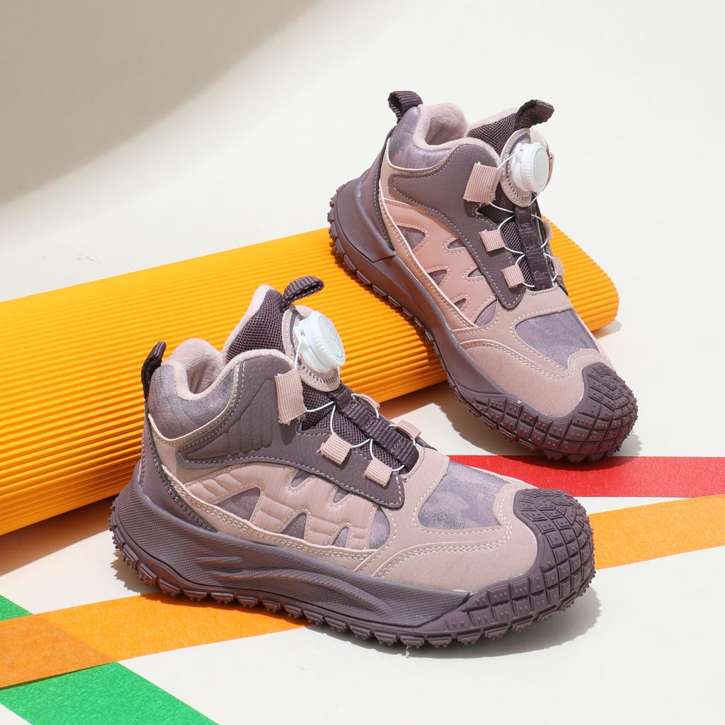 Comfortable fleece warm sports shoes for boys, girls, middle-aged and older children