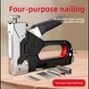 4 в 1 ручной гвоздезабивной пистолет строительный степлер сверхпрочный воздушный гвоздь деревообрабатывающий специальный степлер книга бытовая самоделка с 600 скобами