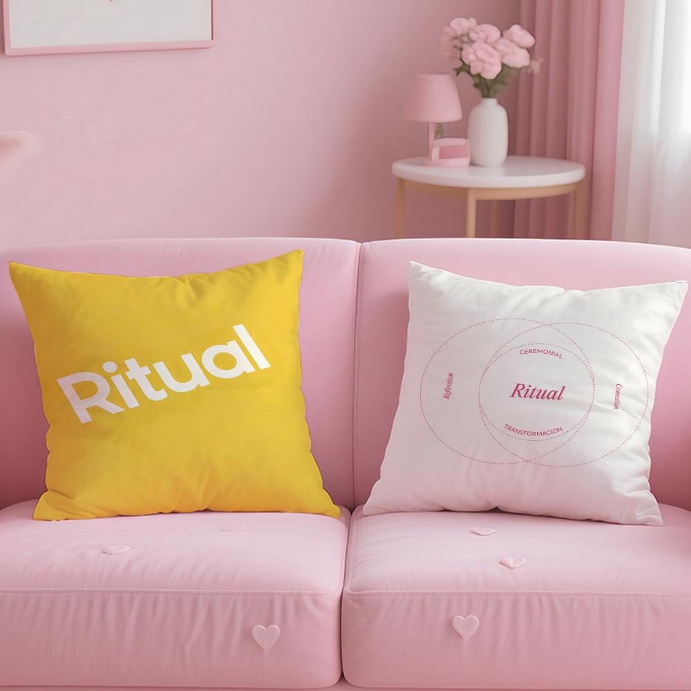 Классический бренд ухода за кожей Rituals Чехол-подушка Soft EasyWash Универсальный для дивана, кровати, путешествий и офиса