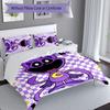 3pcs Poppy Playtime pattern bedding set duvet cover set includes duvet cover &pillowcases, perfect all season bedroom decoration & gift
