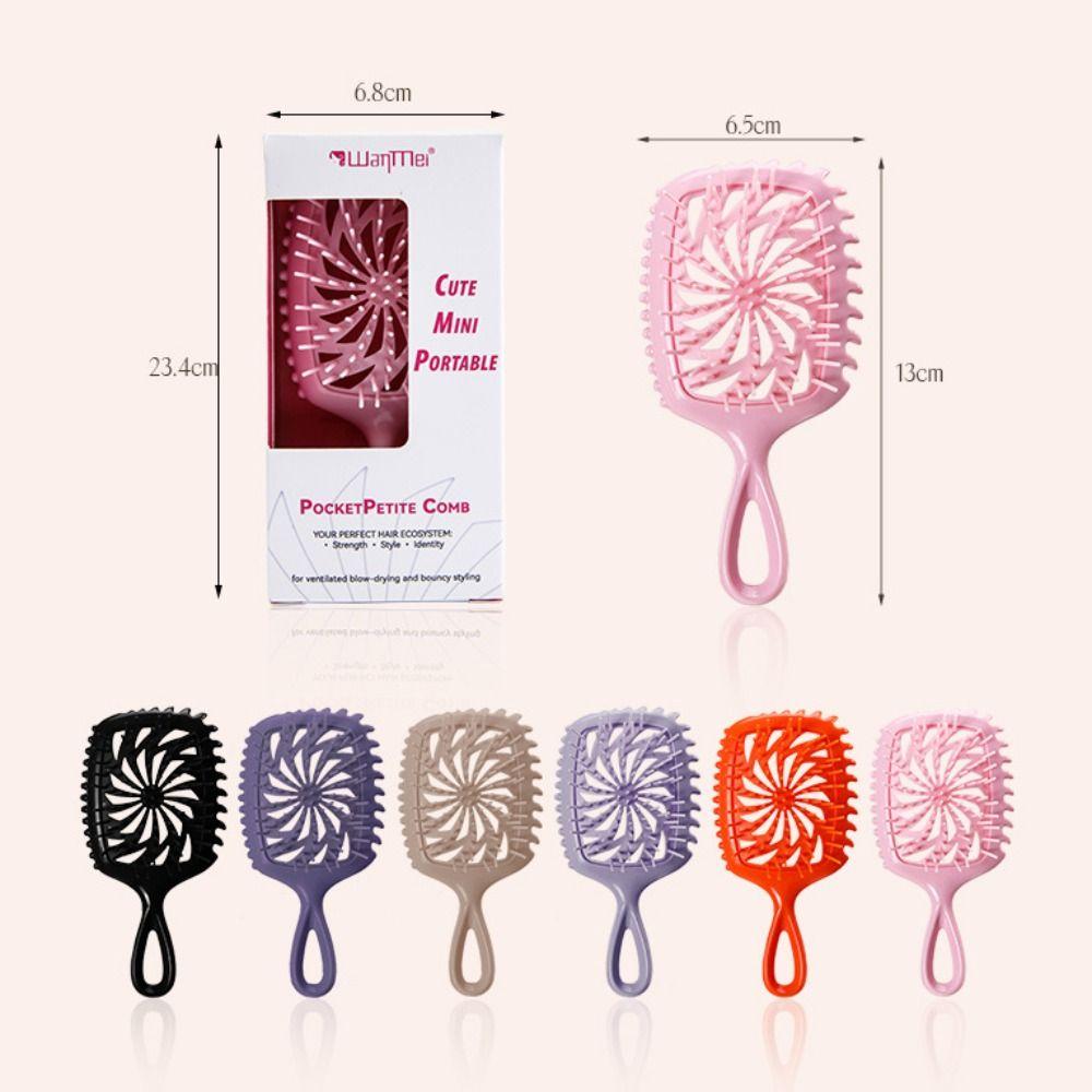 with Lanyard Scalp Massage Comb Mini Styling Comb Portable Hair Brush Hair Styling Tools