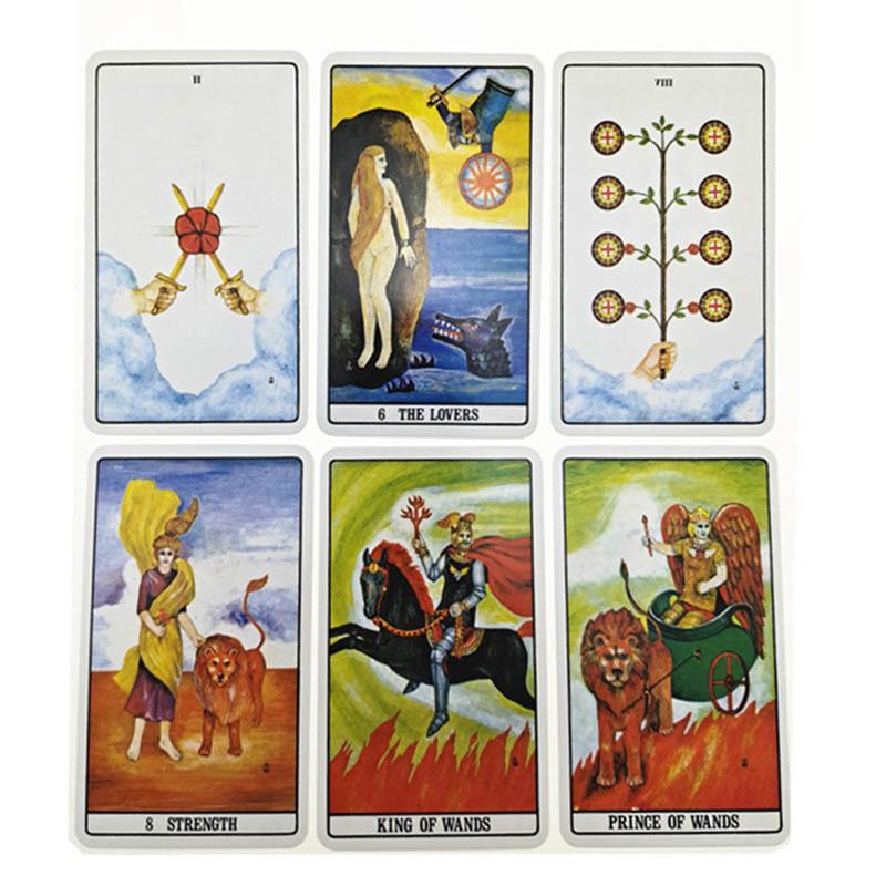 Таро Золотой Зари 78 набор гадальных карт колода Oracle Card семейная вечеринка игральные карты настольная игра