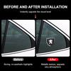 For Peugeot Car Metal Sticker Custom Shield Car Rear Trunk Shield Emblem Badge Sticker For Peugeot 206 207 307 3008 2008 308 407
