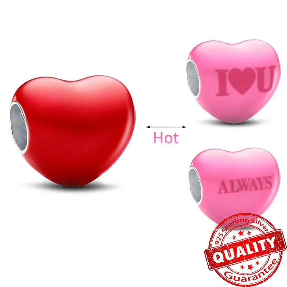 Уникальный разделяемый подвесной шарм «Мать и дочь» подходит для браслета Медь Любовь Мама Бусины DIY Ожерелье Ювелирное изделие Подарок