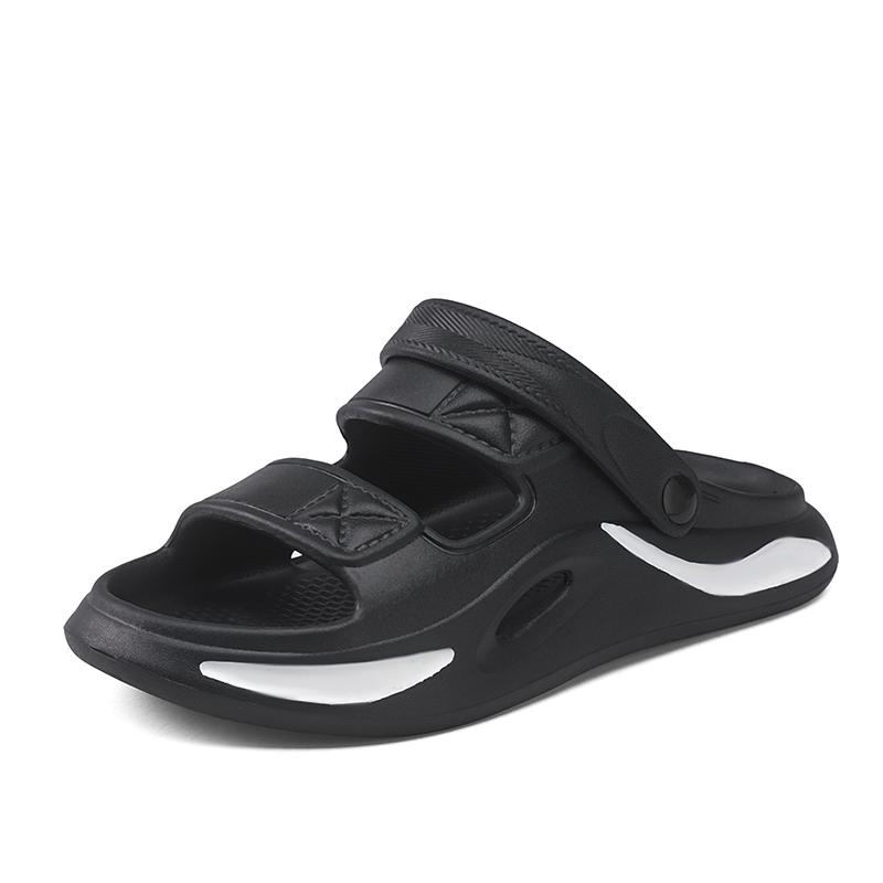 Модные новые шлепанцы на мягкой подошве, трендовые сандалии на платформе, домашние, уличные, пляжные сандалии, летние, повседневные, удобные, нескользящие шлепанцы для мужчин