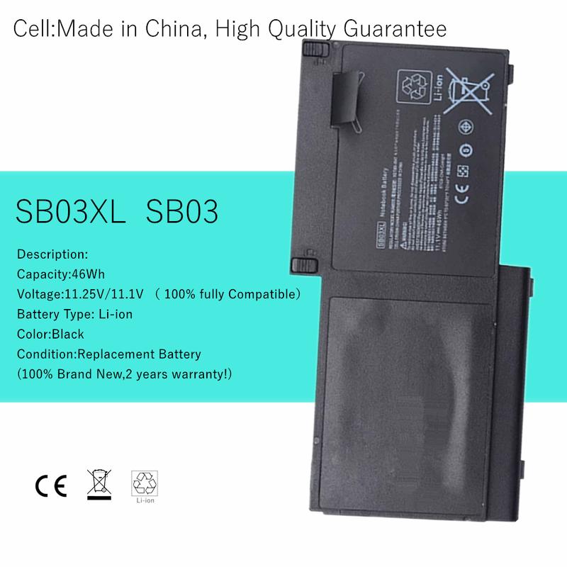 Аккумулятор для ноутбука SB03XL Для HP Elitebook 720 725 820 G1 G2 SB03 HSTNN-LB4T E7U25AA 716726-421 HSTNN-IB4T 716726-1C1 HSTNN-L13C