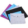 Portable Dustproof Felt Storage Handbag with Snap Button for iPad and Files