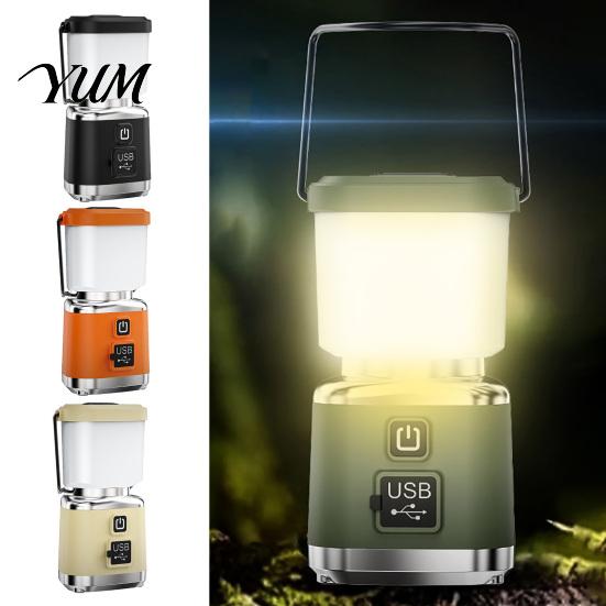 Waterproof Camp Light Camping with 4 Lighting Modes, USB-C Rechargeable Portable Tent Lightweight Lamp, Stepless Dimming LED Lantern for Outdoor