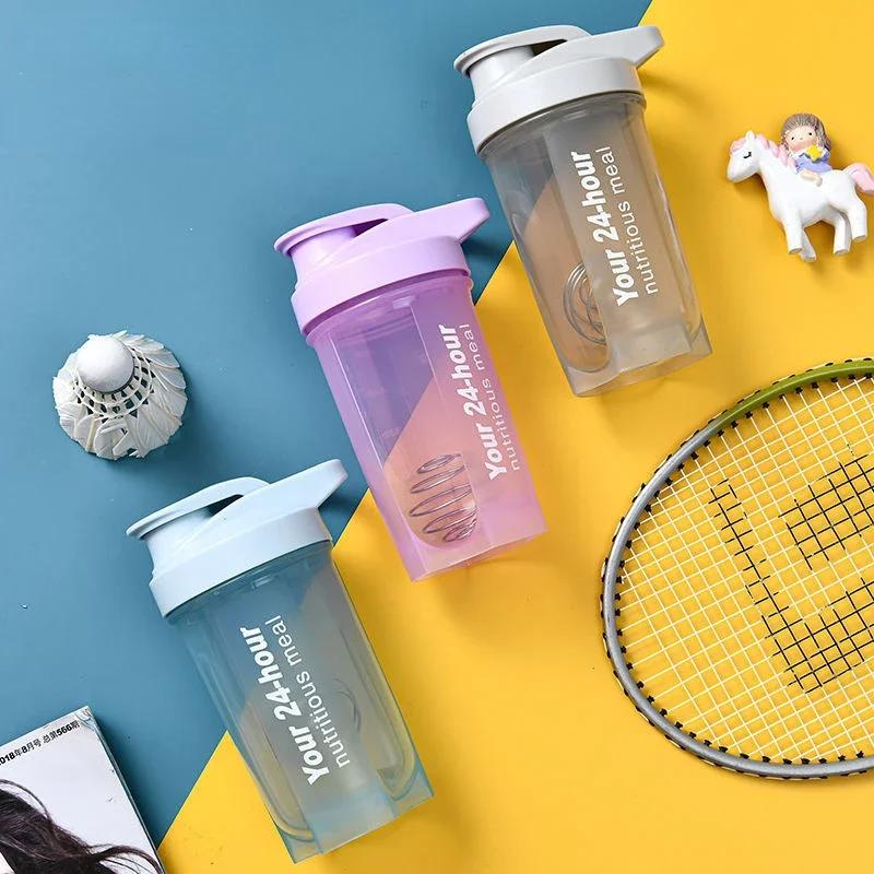 Шейкер для мужчин и женщин, заменитель протеинового порошка, чашка для смешивания молочных коктейлей, фитнес-стакан для воды, весы, портативная бутылка