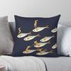 School'S Out Mermaid Nautical Square Pillowcase Polyester Linen Velvet Printed Decorative Throw Pillow Case Bed Cushion Cover