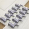 10Pcs LED Inner Hinge Lamp No Battery Under Cabinet Lights Wardrobe Cupboard Sensor Lights Bedroom Kitchen Closet Night Lamp