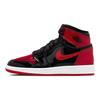 Air 1 Retro High OG GS Patent Bred Kids Sneakers Black White Varsity-Red 575441-063