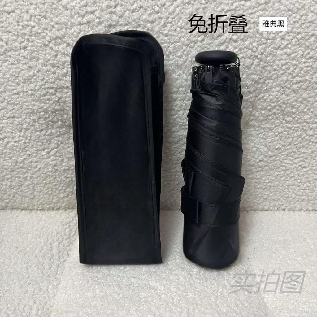 Новый трехсекционный зонт, легко складывается вручную, накладка с эффектом памяти, инновационный зонт, легкий, усовершенствованный второй зонт без складывания