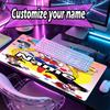 Custom Name Personalized Sailor Moon Pattern Mousepad, Laptop PC Desk Mat, Decorative Desk Mat for Home Keyboard Pad Gift