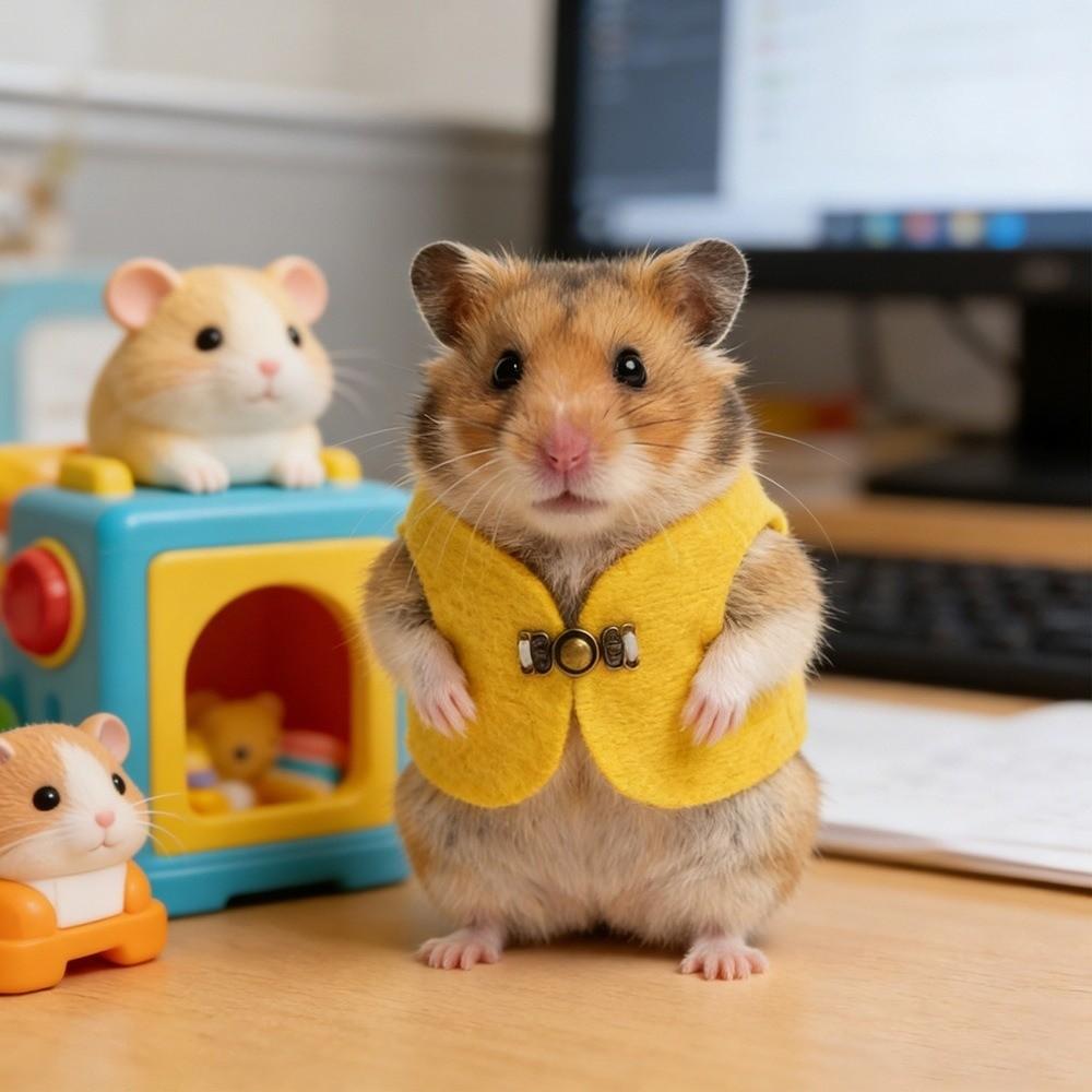 Sleeveless Hamster Vest Breathable Pet Apparel Cozy Small Pets Clothing Daily Outings