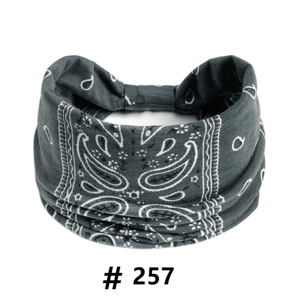 Boho Headbands Wide Knot Hair Scarf Floral Printed Hairband Elastic Turban Headwrap Stretch Head Bands Bandana Fashion Hair Accessories for Women