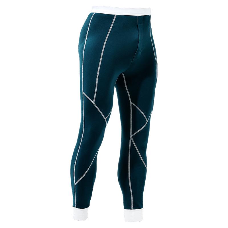 Мужские облегающие брюки из хлопка и шерсти — теплые и легкие брюки для осенне-зимних тенденций