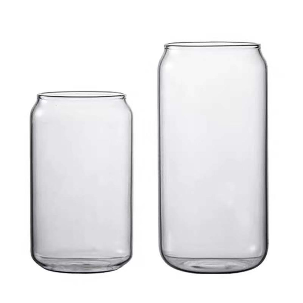 Clear Drinkware for Juice Beer Cocktail Drinking Kitchen Tea Cup Coffee Mug Can Glass Glass Cup