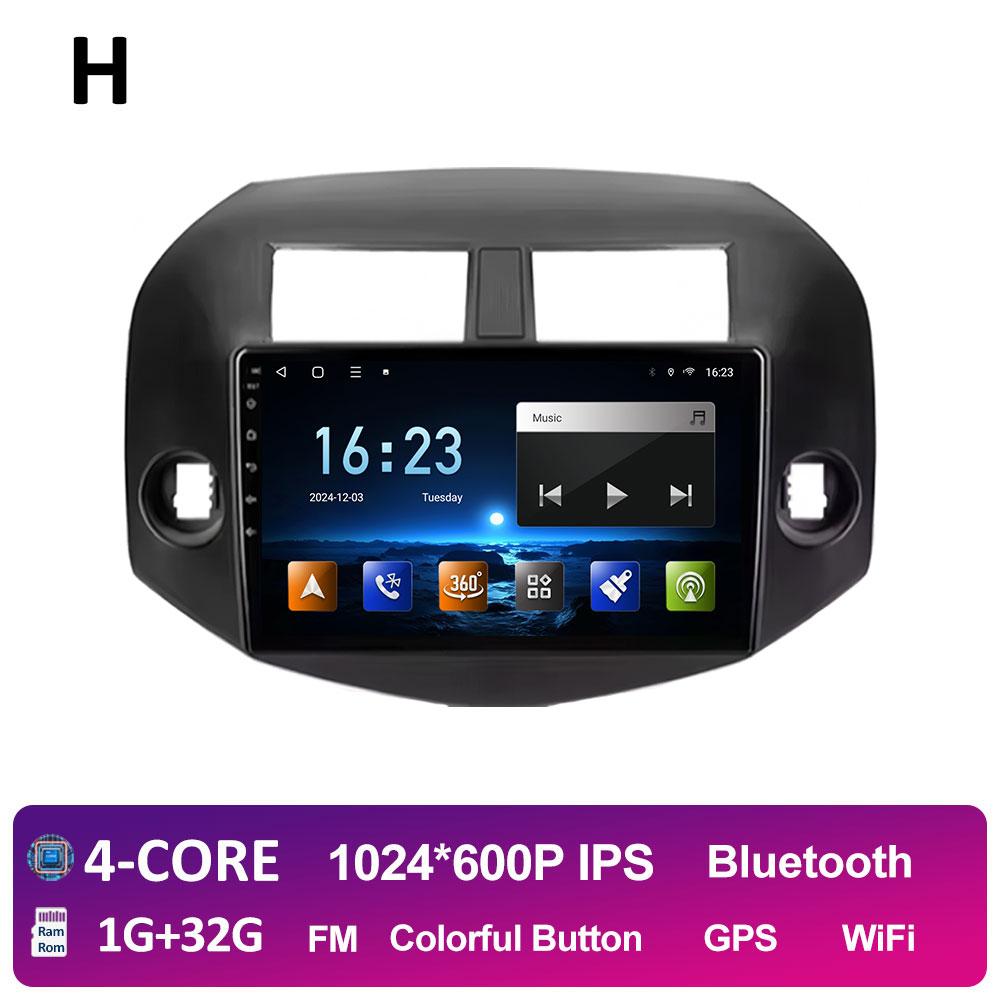 Android Auto Wireless Carplay для Toyota RAV4 3 XA30 2005 2006 2007 2008 2009 2010 - 2013 Автомобильный видеомагнитофон, мультимедийный проигрыватель WIFI