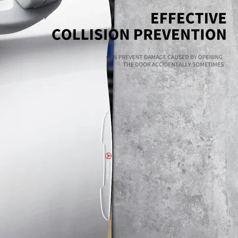 4PCS Car Door Transparent Bumper Guard Anti-Collision Protector for Mercedes Benz W212 W204 W211W168 W213 W205 W210 W108 W124 p7