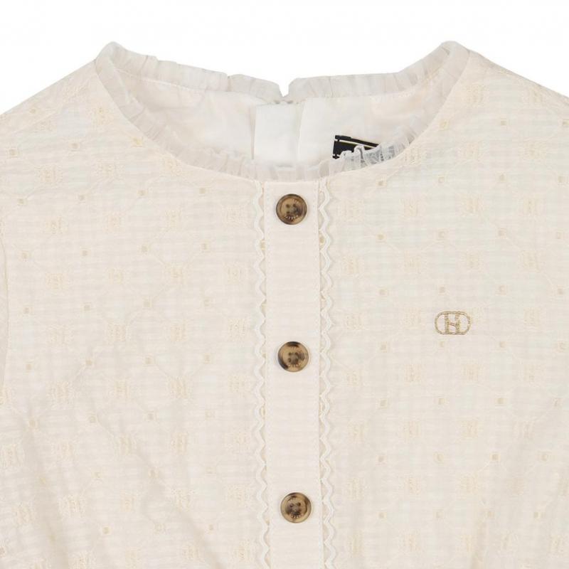 Hazzys Kids Lace Chino Dress Ivory  Hum11nj52m Iv 