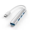 Ультратонкий USB-C хаб с 1 портом USB и 3 портами USB для передачи данных, совместимый с и другими ноутбуками, 4-в-1, 4-портовый, 3.0 2.0, высокоскоростная передача, MacBook,