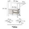 Kitchen Storage Cart with Drawers