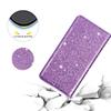 Wallet Bling Glitter Magnetic Flip Suction Leather Case For iPhone Samsung Xiaomi Redmi