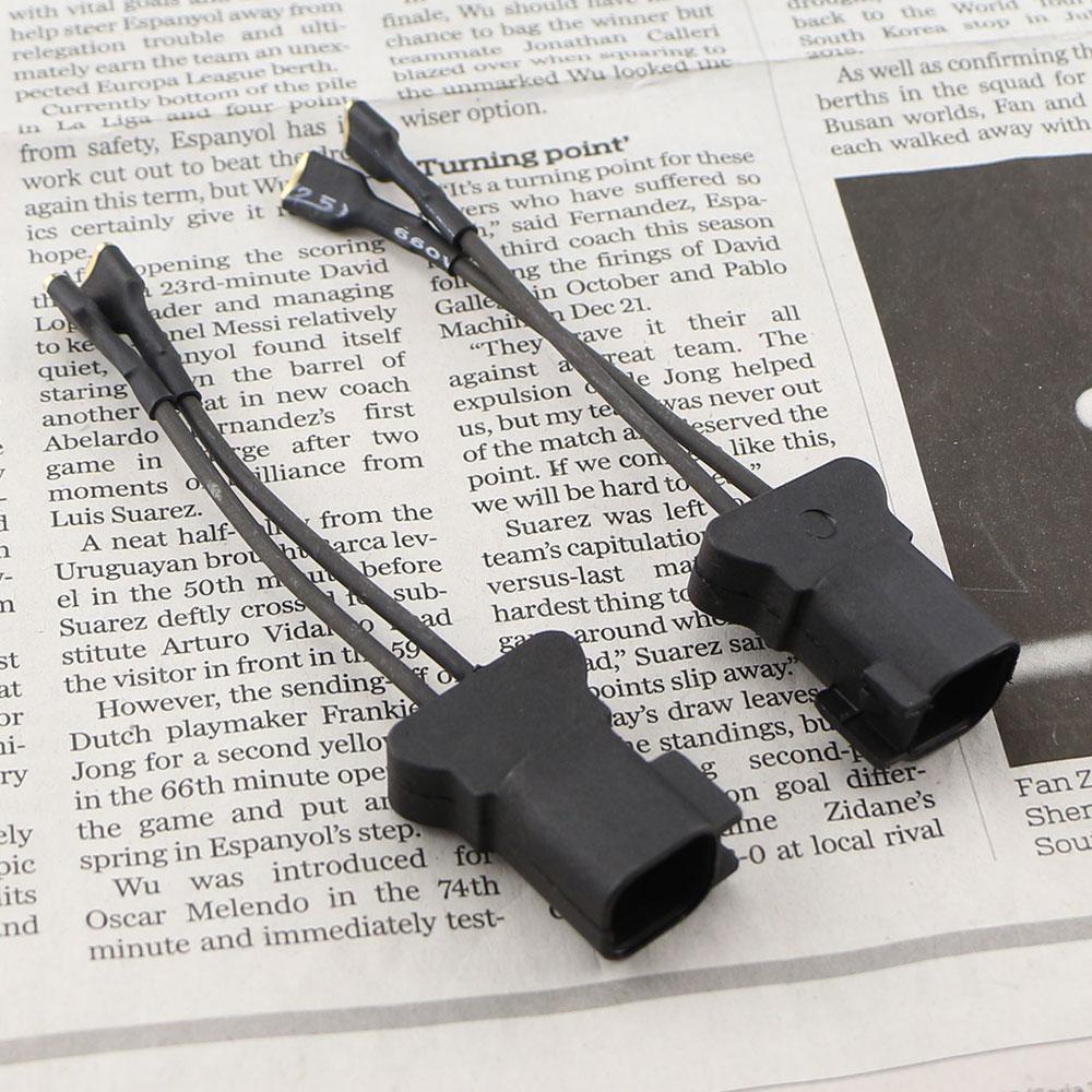 2 шт. Автомобильный динамик, рожок, провод, гнездо, штекер, разъем для Ford Focus Fiesta Ecosport, для Chevrolet Cruze Aveo, для Buick, автозапчасти