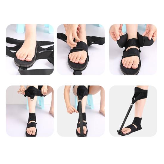 Ночная шина для лечения подошвенного фасциита, регулируемая, дышащая, для женщин, мужчин и взрослых, поддержка свода лодыжки, растяжка