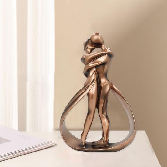 Современные статуи пар изысканные гладкие поверхностные декоративные