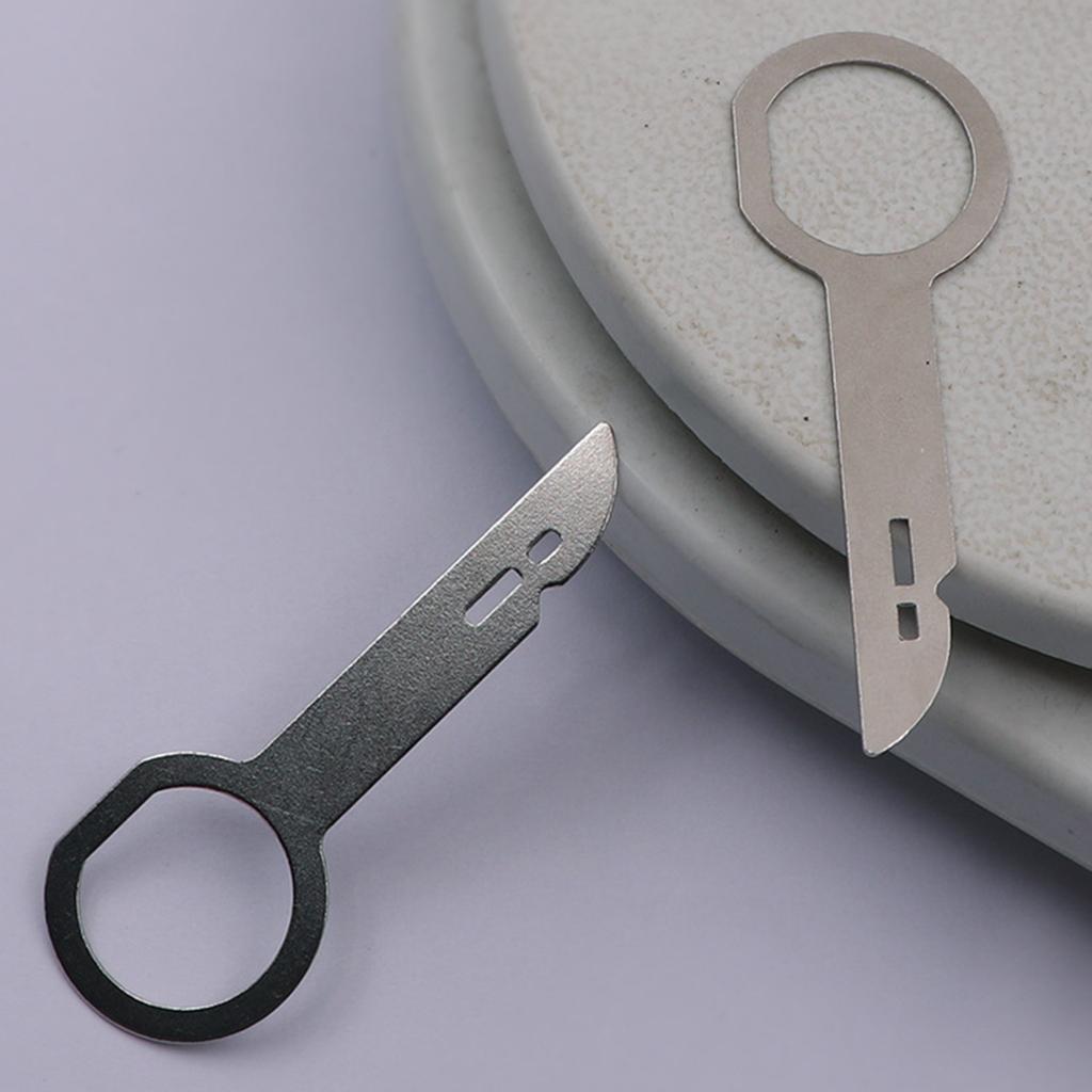 Инструмент для снятия автомобильного радио Ключ Ключи для снятия автомобильного радио Инструмент для извлечения Металлический штифт Адаптер для разборки радио Простая эксплуатация