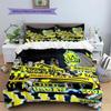 YB Pattern Bedding Home Decoration Birthday Gift ( 1 duvet cover + 2 pillowcase, without core),fan merchandise.