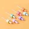 Набор из 7 многоразовых мини-флаконов-капельниц, цвет макарон, пустые стеклянные флаконы для эфирных масел, завинчивающаяся крышка, многоразовые