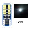 20 шт. T10 W5W LED Canbus 3014 24SMD без ошибок 194 168 T10 LED автомобильная лампа для подсветки приборной панели салона 12 В универсальная белая 6000K