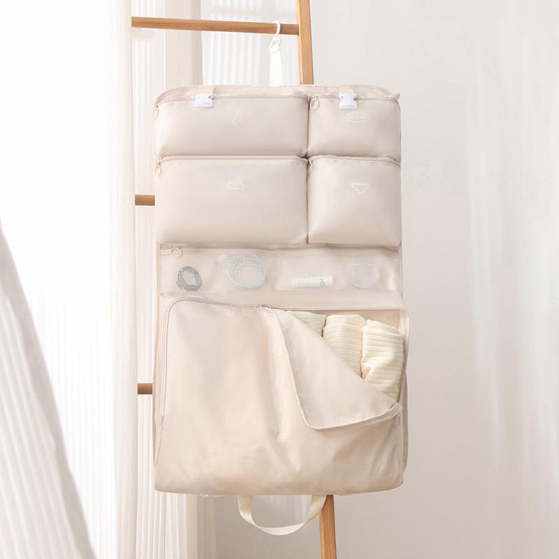 1 шт. Дорожная сумка для хранения Складная с ручкой Сумка для хранения одежды Органайзер для гардероба Подвесная сумка для хранения одежды Дорожный предмет первой необходимости